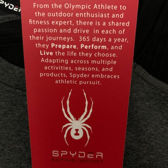NWT SPYDER Active Sport Long Sleeve ProWeb Base Layer Pullover Shirt SIze M - Picture 7 of 11